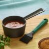 Cast Iron Sauce Pot With Basting Brush