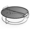 Cast Iron Cooking Grid on EGGspander convEGGtor Basket