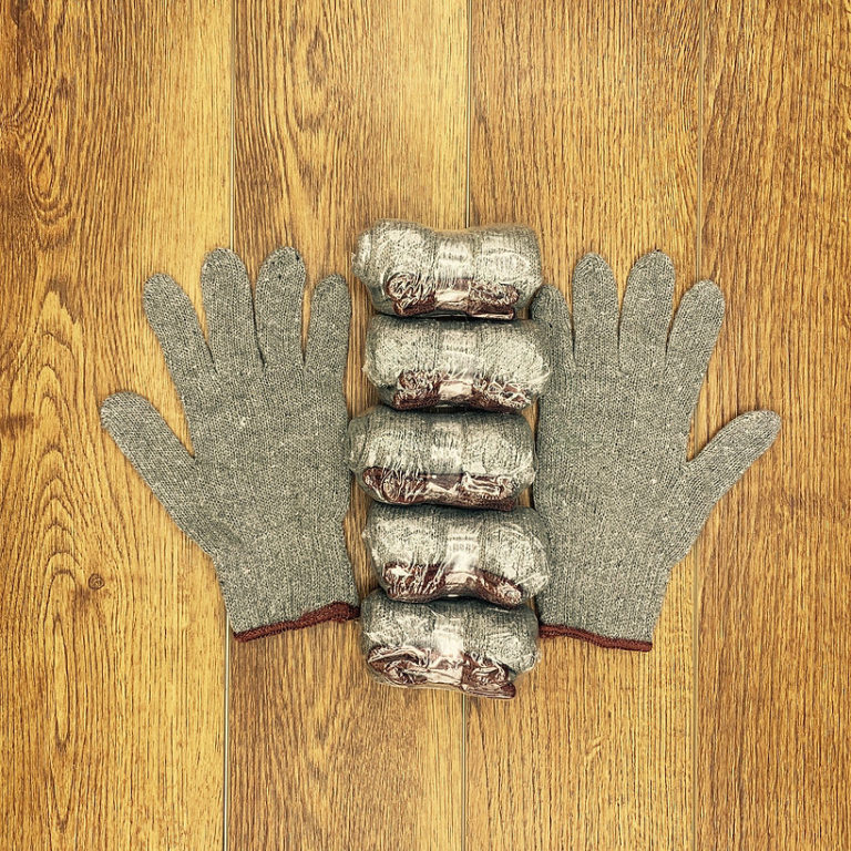 Butcher BBQ 12-Pack Knit Gray BBQ Gloves