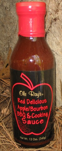 Ole Ray's Red Delicious Apple/Bourbon BBQ & Cooking Sauce