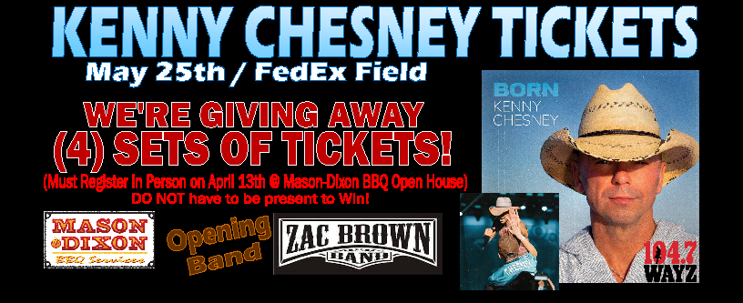 2024 Spring Open House - Kenny Chesney Free Giveaway Tickets
