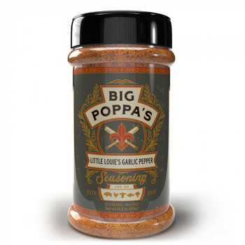 Big Poppa's Little Louie's Garlic Pepper Seasoning