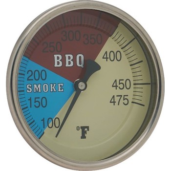 Old Country BBQ Pits Smoker & Grill 4" Temperature Gauge